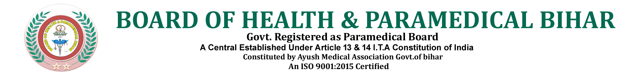 BOARD OF HEALTH & PARAMEDICAL BIHAR